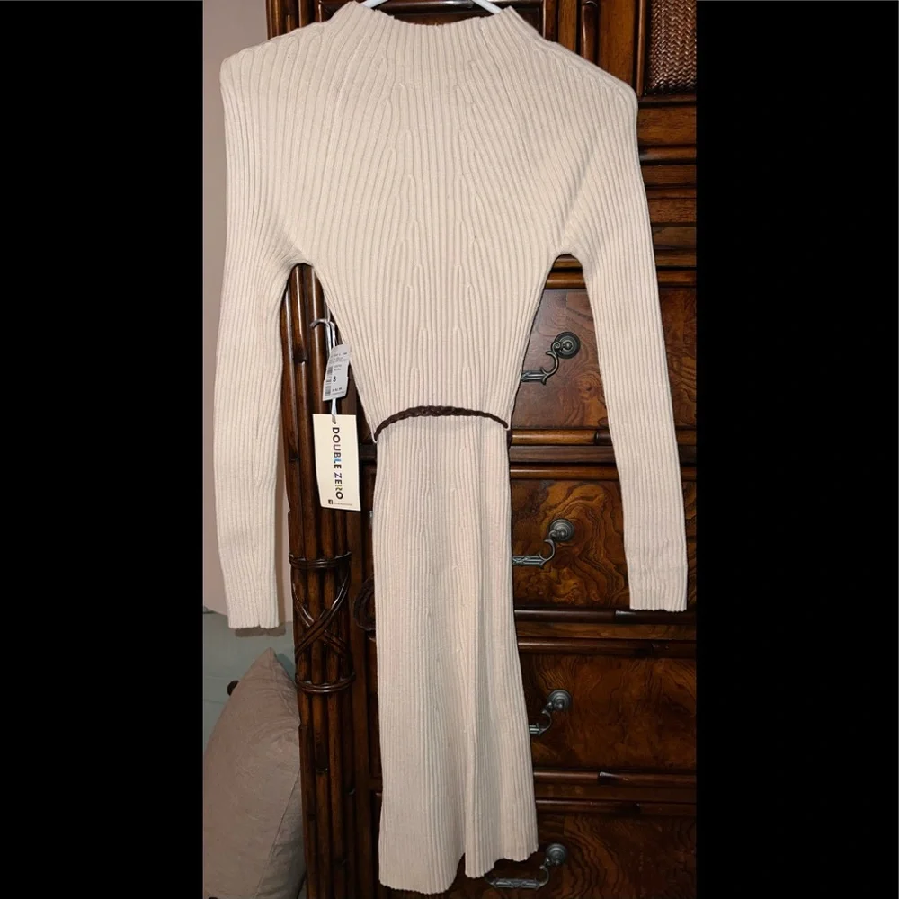 🌼NWT DOUBLE ZERO RIBBED DRESS🌼 - Picture 2 of 10
